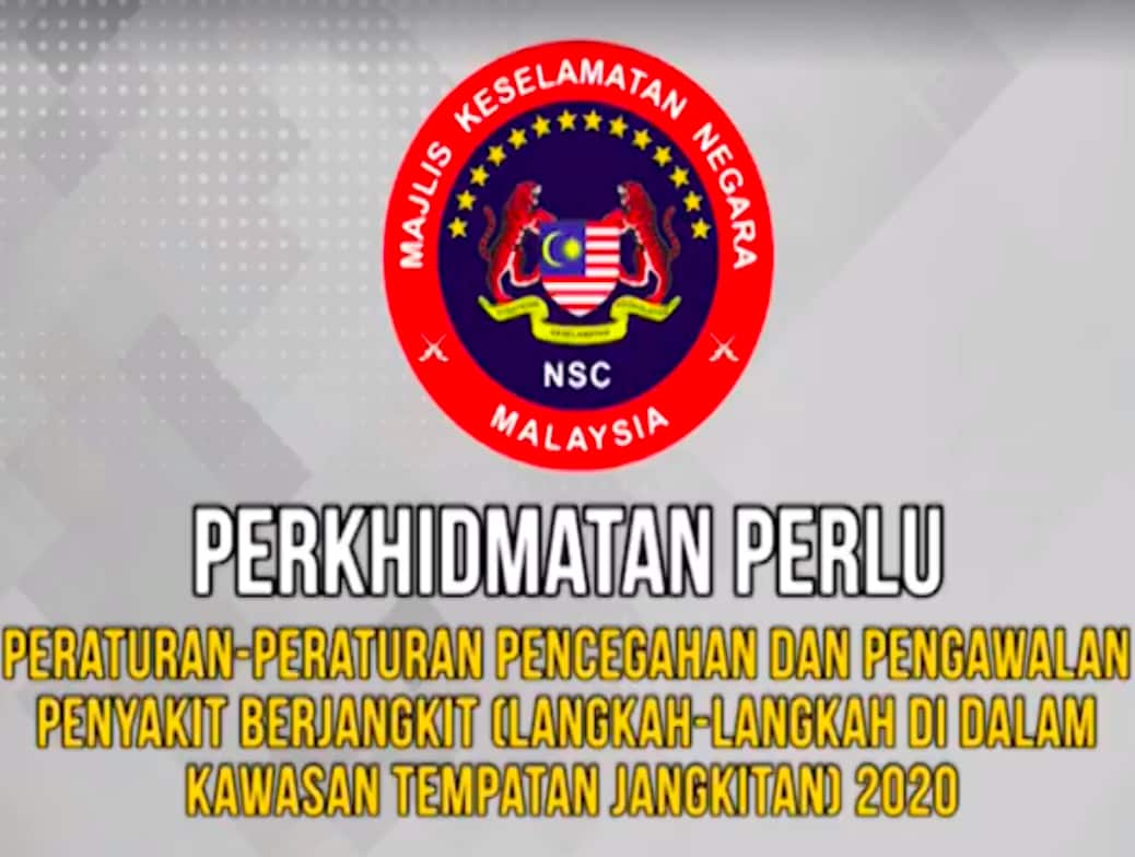 Info Video dari Majlis Keselamatan Negara bagi