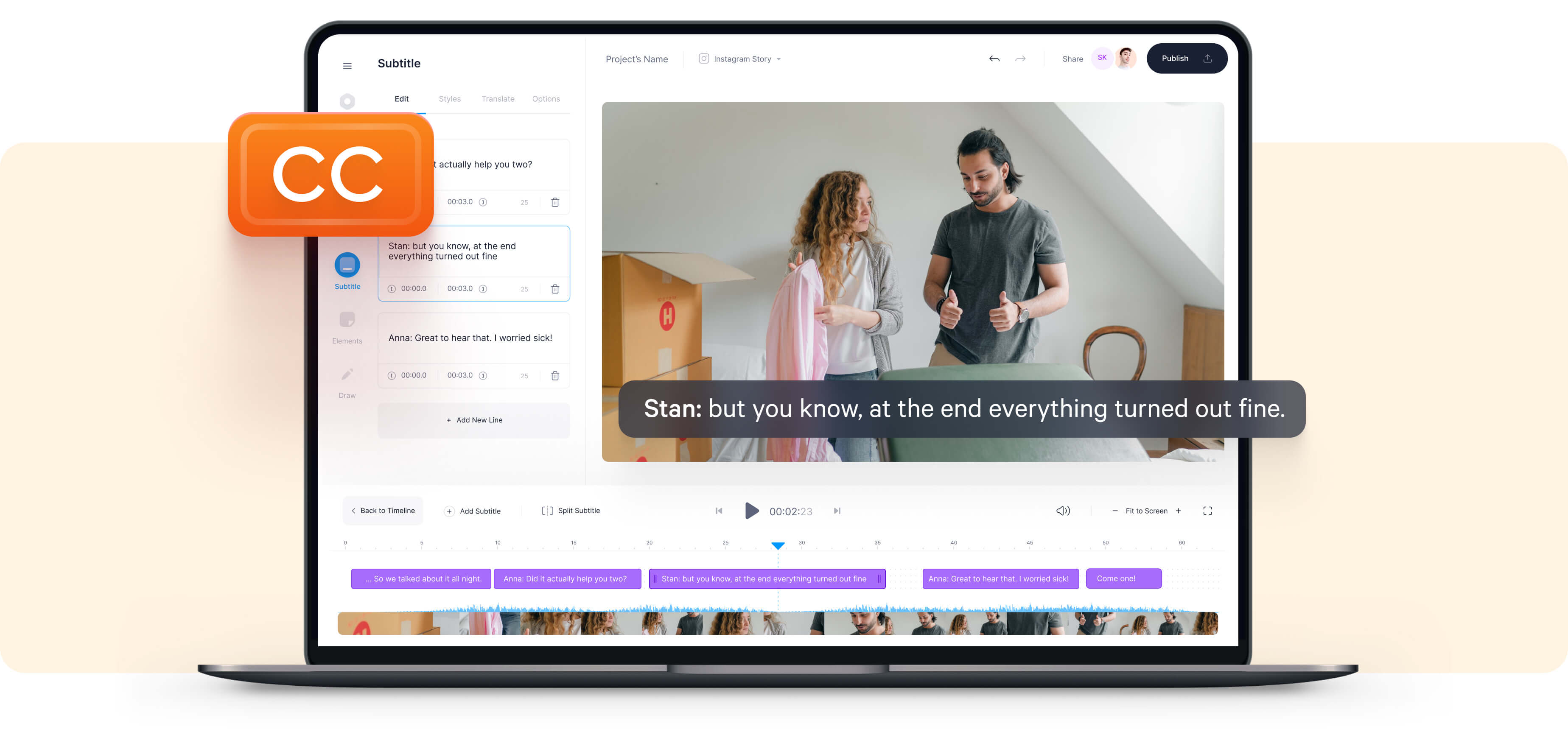 Closed Captioning Software Add Closed Captions VEED.IO