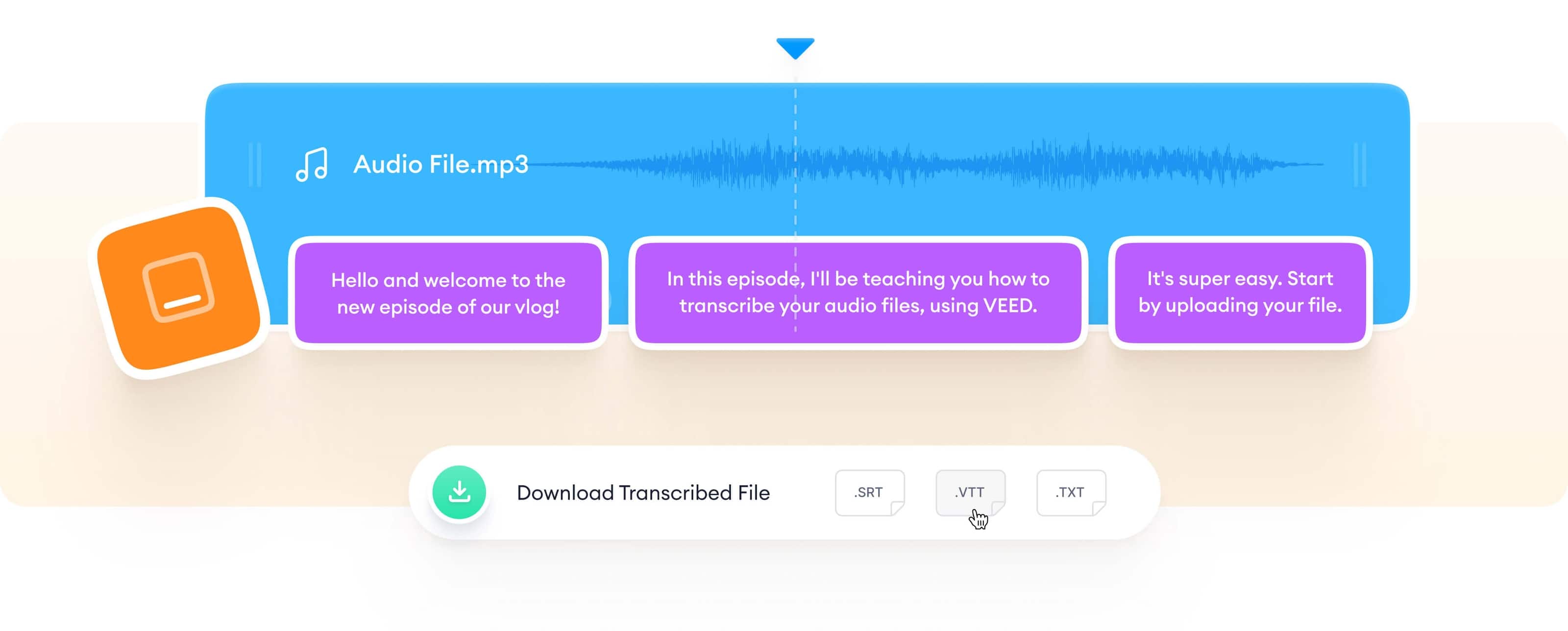 Audio to Text Auto Transcribe Audio Files Online VEED.IO