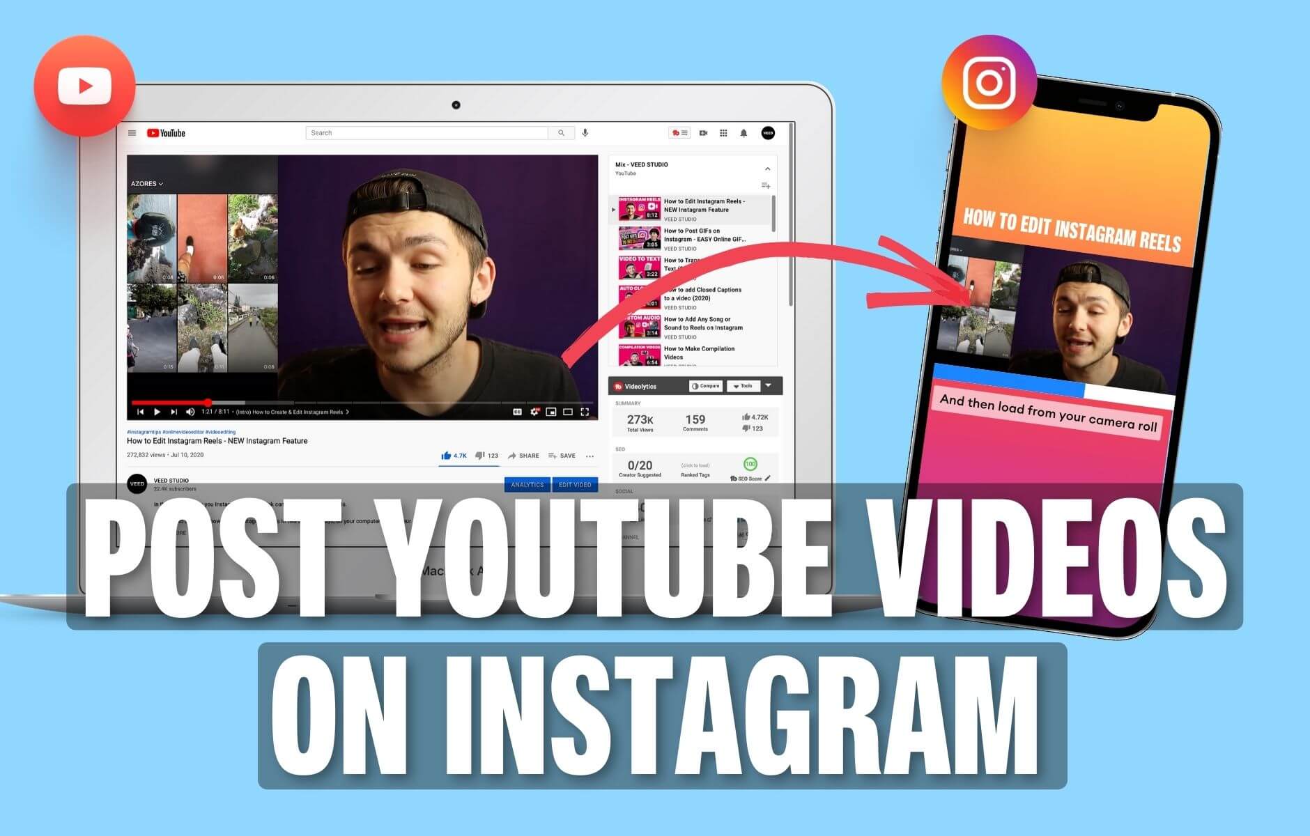 How to Share a YouTube Video on Instagram VEED Blog
