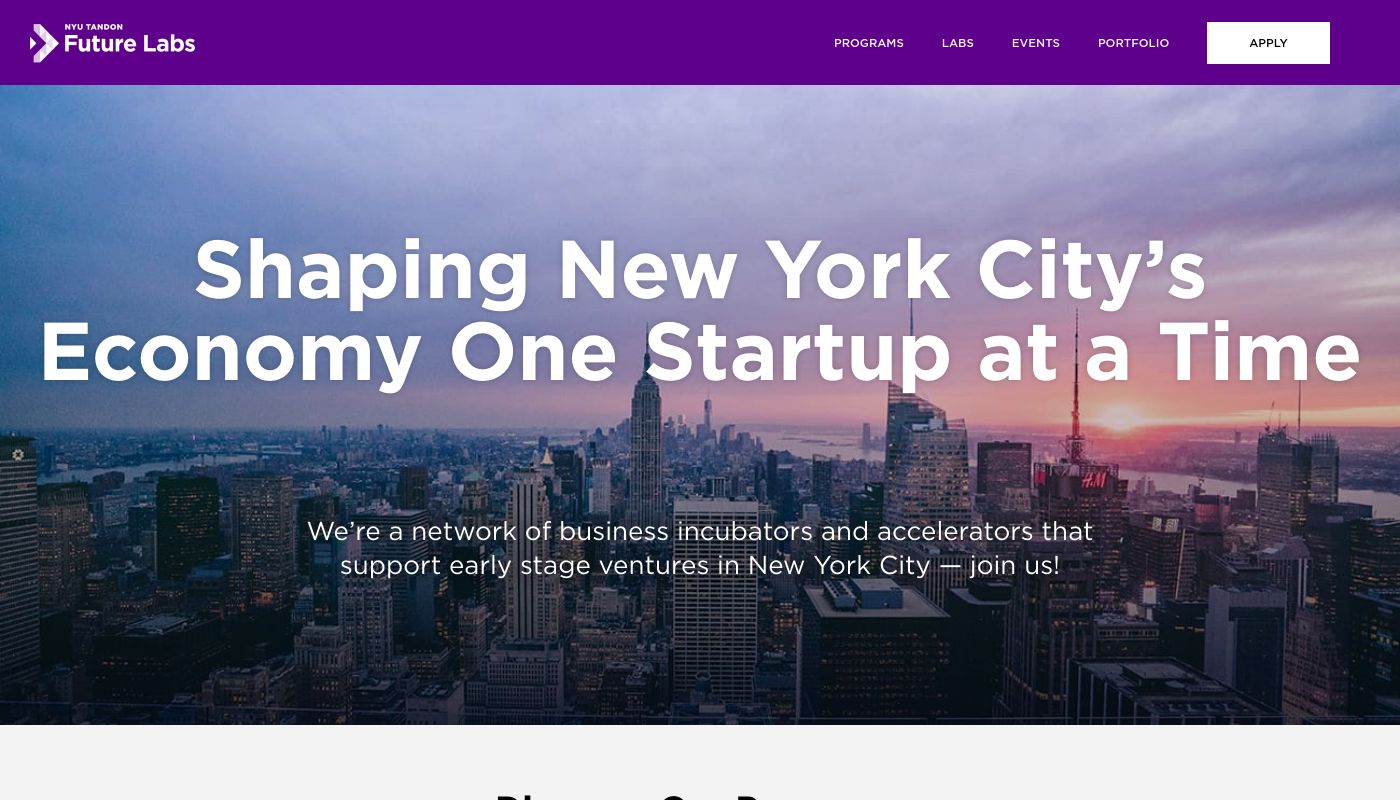The 135 Top Accelerators and Incubators from New York
