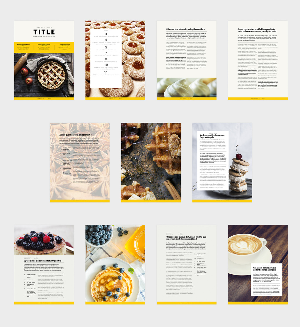 50 Versatile InDesign Cookbook Templates (2023) Redokun Blog