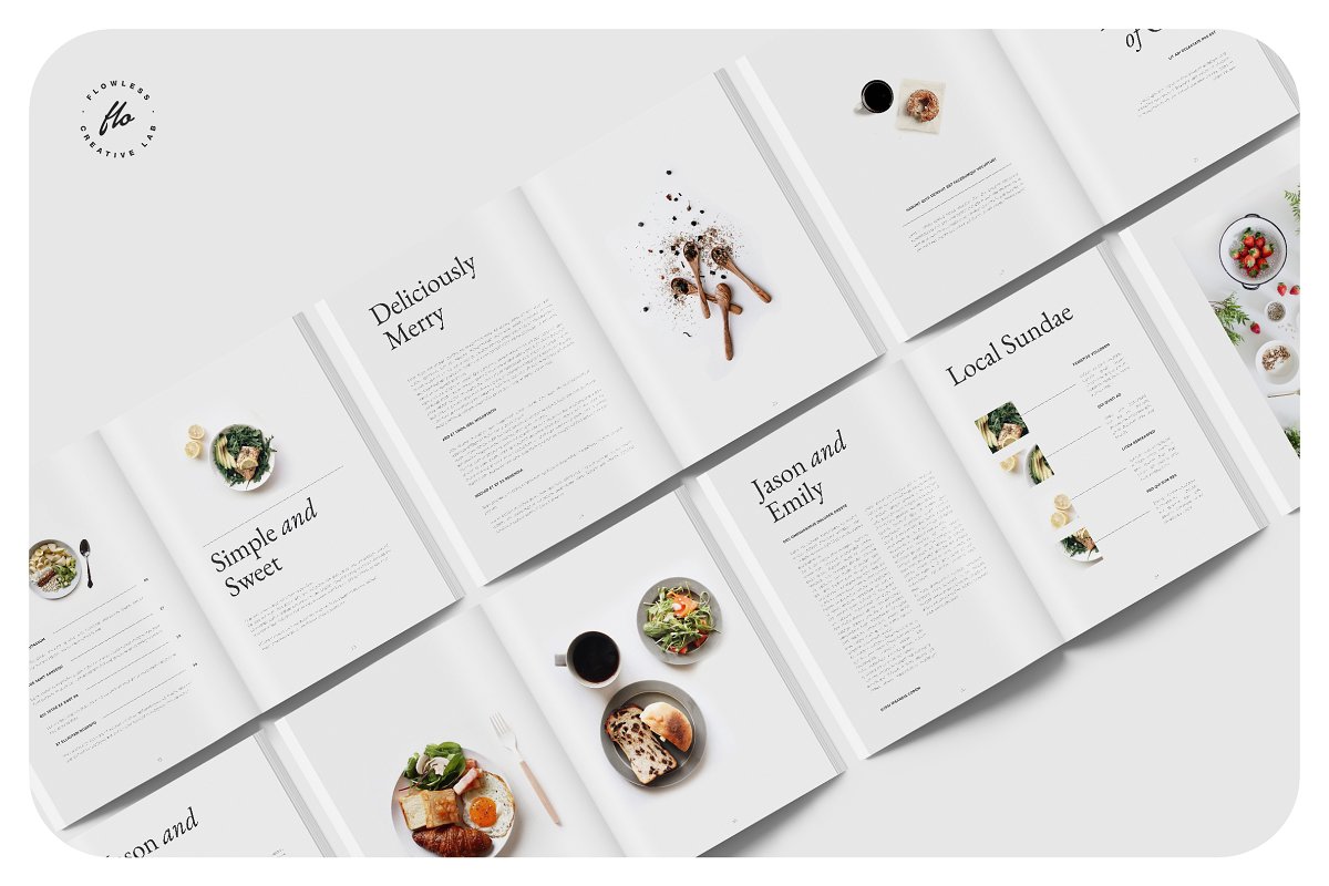 Cookbook design ideas and examples for your new restaurant