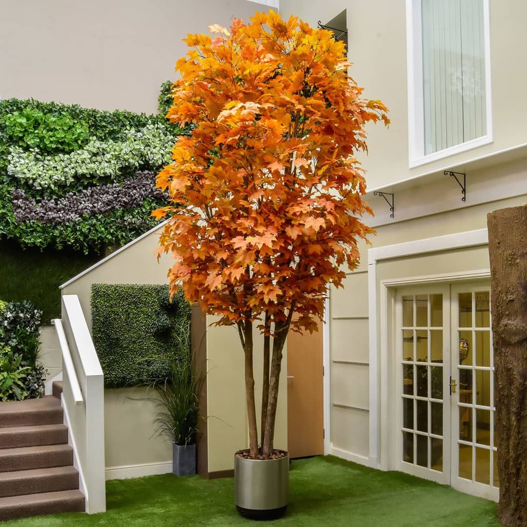 Bespoke Artificial Maple Trees Design Example