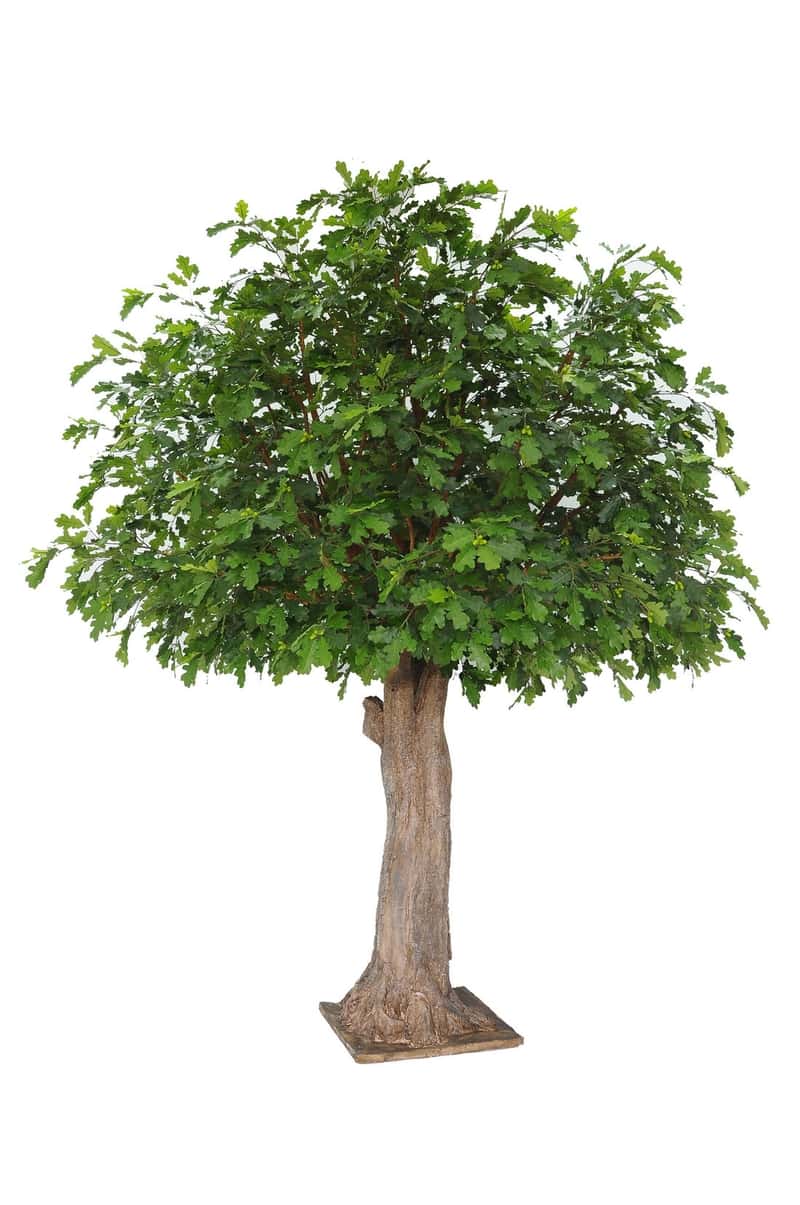 Bespoke Artificial Oak Trees Design Example