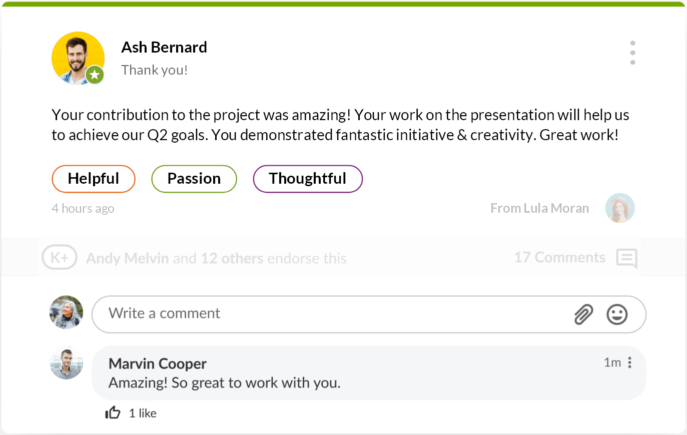 Employee Recognition Platform Kudos® Key Capabilities