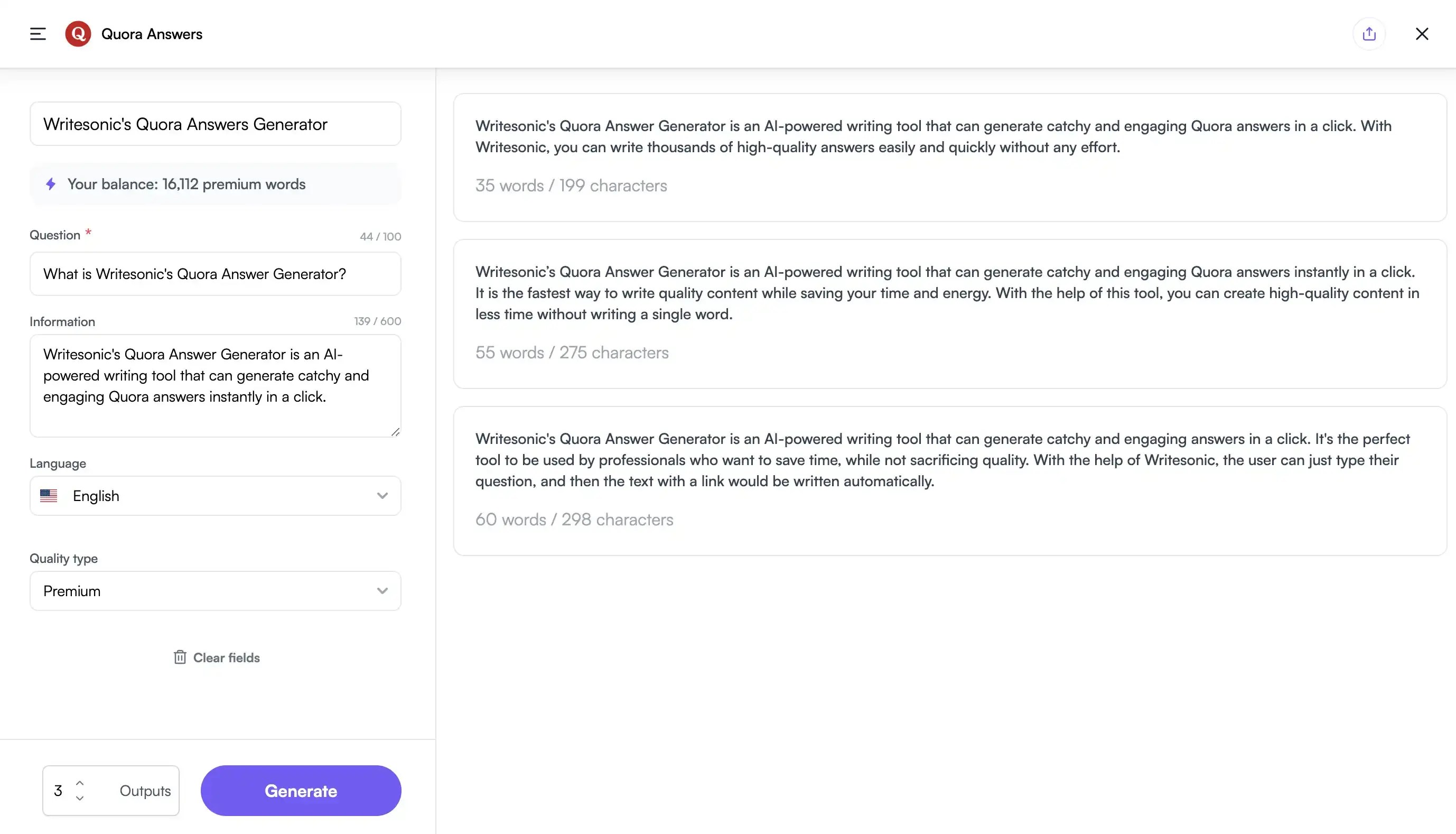 Quora Answer Generator Write Quora Answers Free With AI