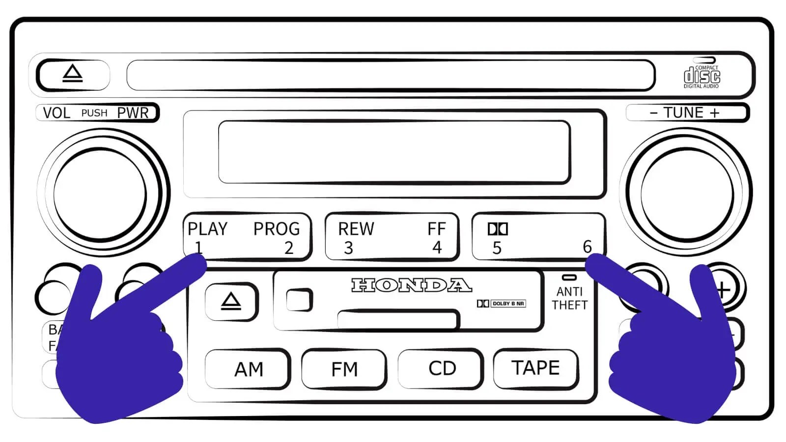 Unlock Car Stereo | #1 Honda Radio Unlock Service in US