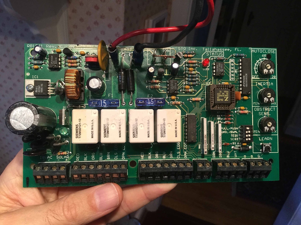Gate Opener Circuit Board Diagnosis Challenge Circuit Protection