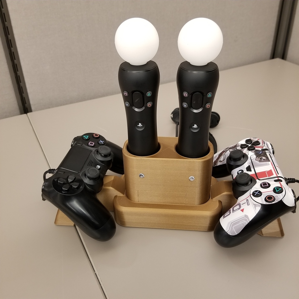 Playstation Move Controller Charging Dock 3D Printing Electronic