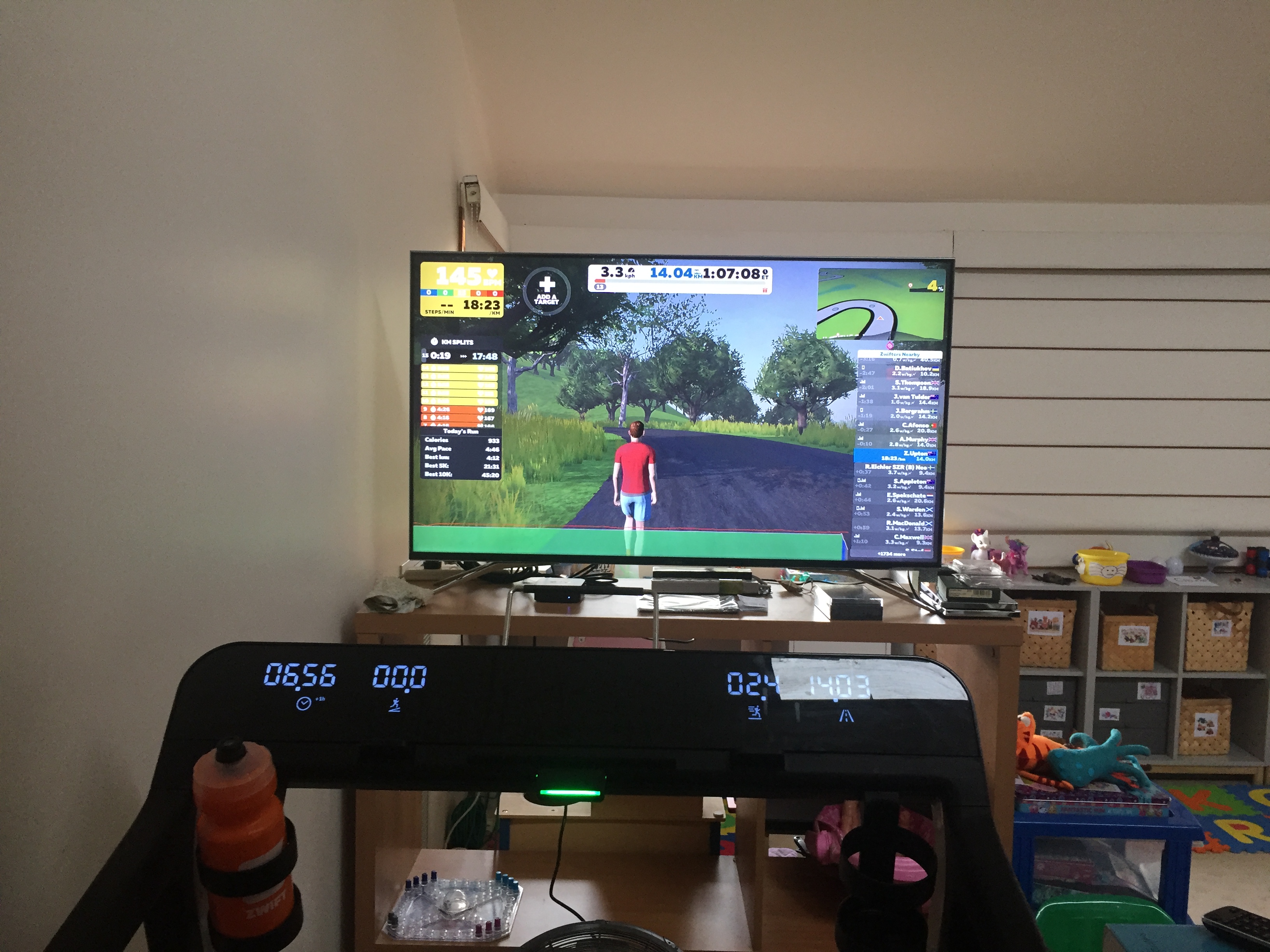 Show us your zwift setup! Running Zwift Forums