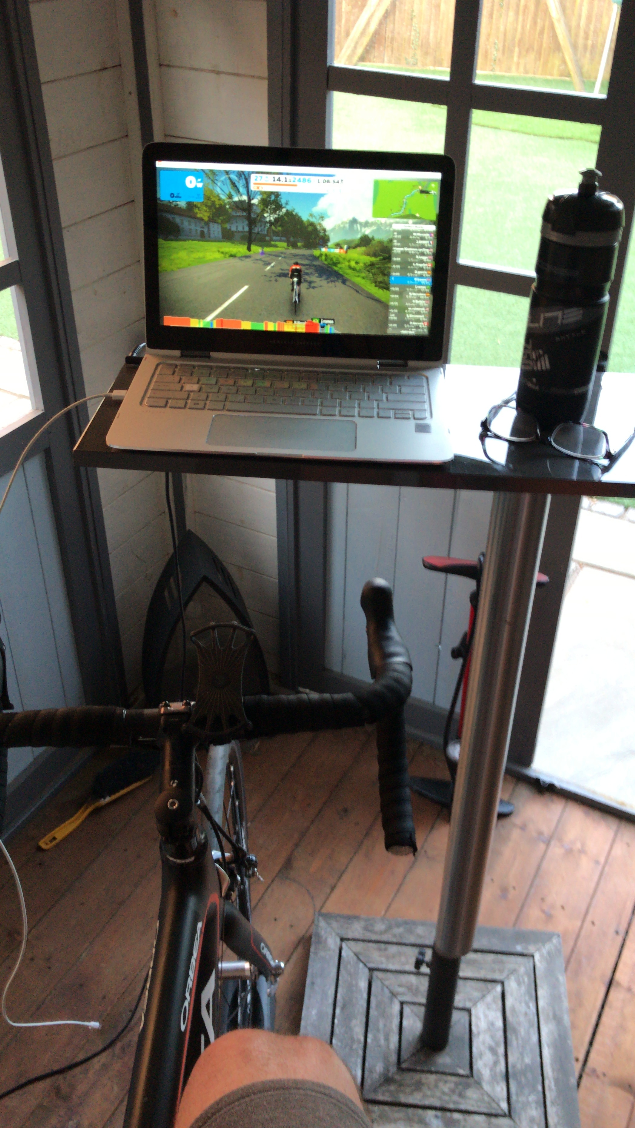 DIY Lumber Wood Indoor Cycling Desk General Discussion Zwift Forums