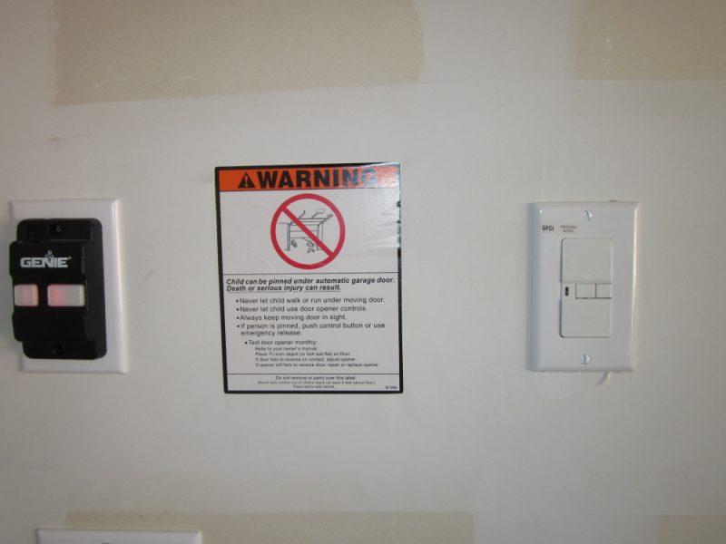 All receptacles in garage require GFCI protection Electrical