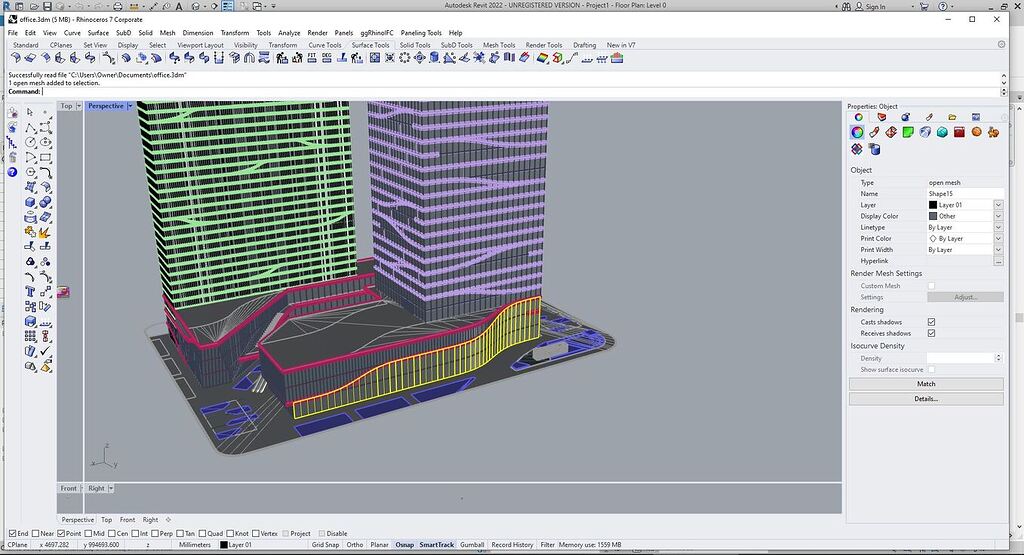 Rhino curtain walls+mullions to revit Revit McNeel Forum