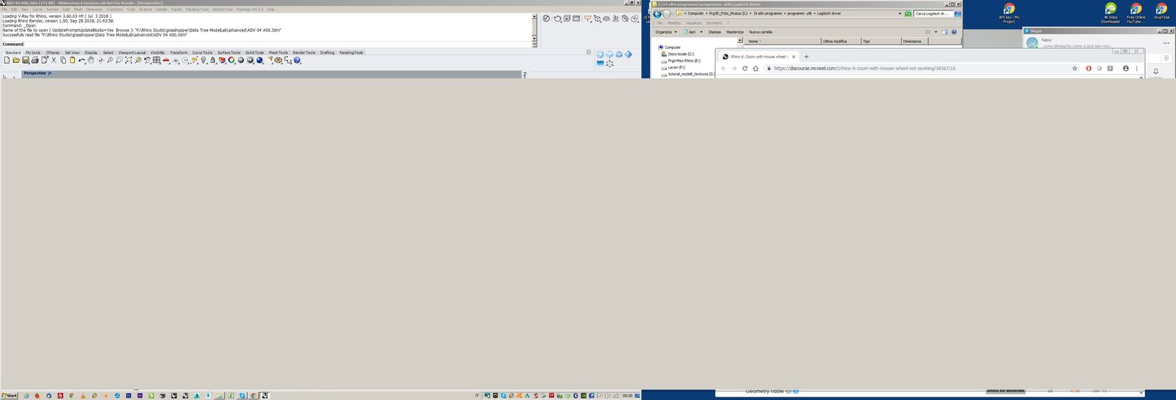 Rhino 6: Zoom with mouse wheel not working - Rhino for Windows - McNeel