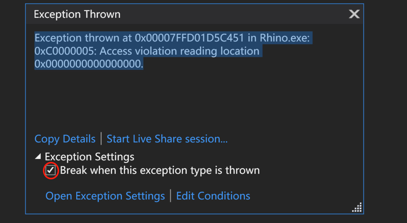 Exception thrown when I clicked "Plugins" Rhino Developer McNeel Forum