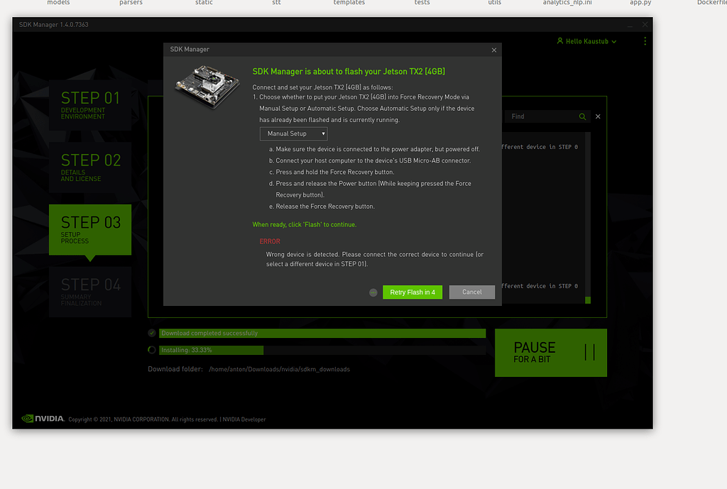 How to flash Jetson TX2 (8GB) with a Jetson TX2 4GB image with JetPack