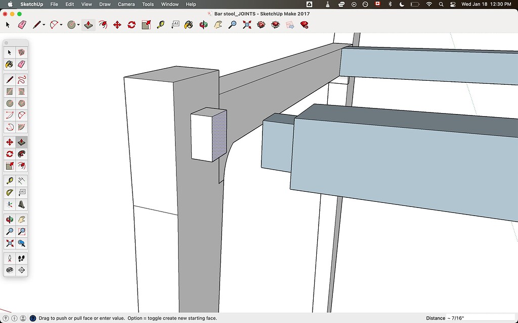 Push pull only pulls SketchUp SketchUp Community