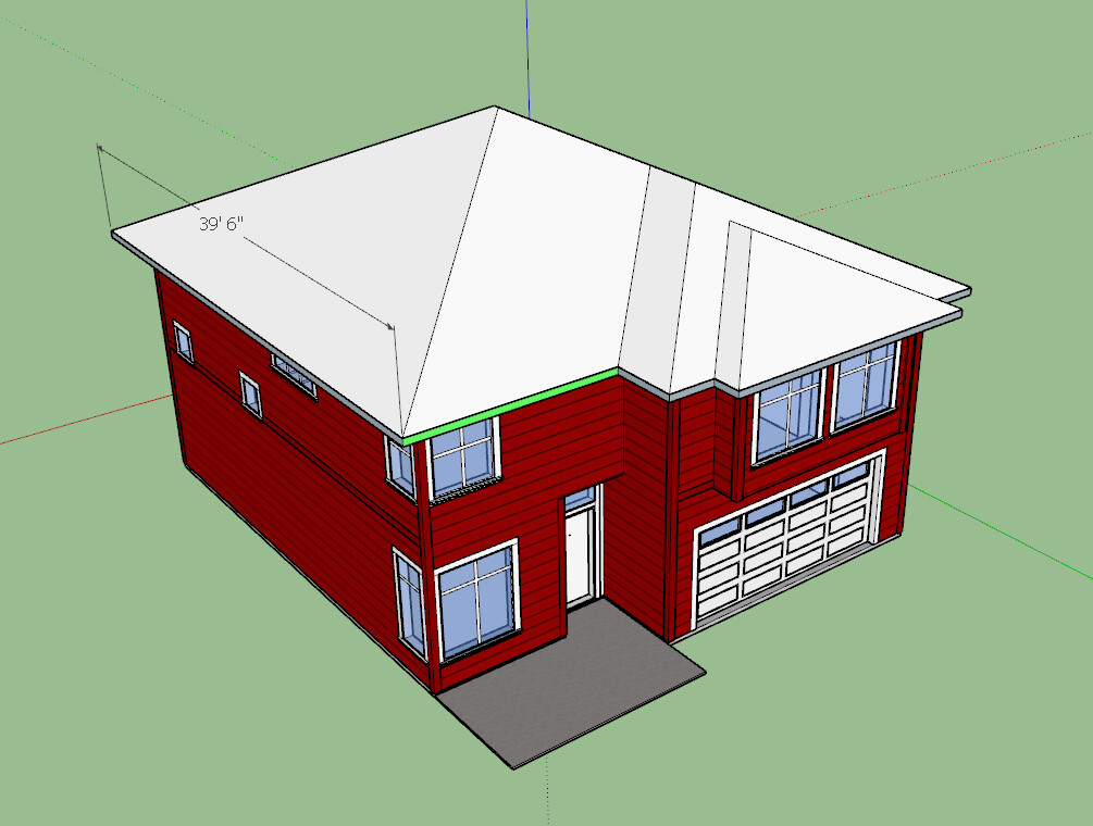 Hip Roof Design SketchUp SketchUp Community