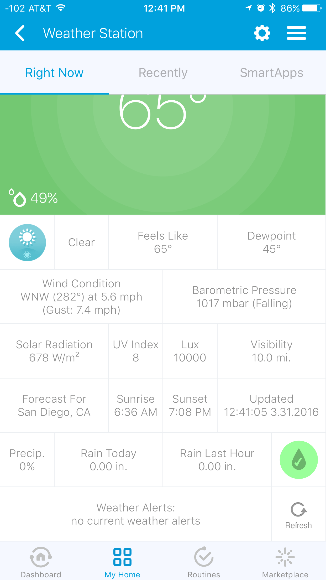 Smart Weather App Install Devices & Integrations SmartThings Community