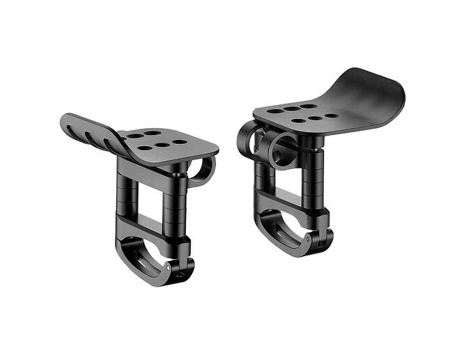 Aero Road Handlebars + ClipOn Aero Extensions Equipment TrainerRoad
