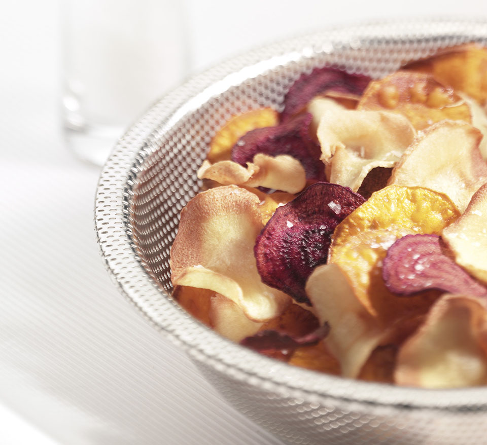 Root Vegetable Crisps Delicious italian recipe Filippo Berio