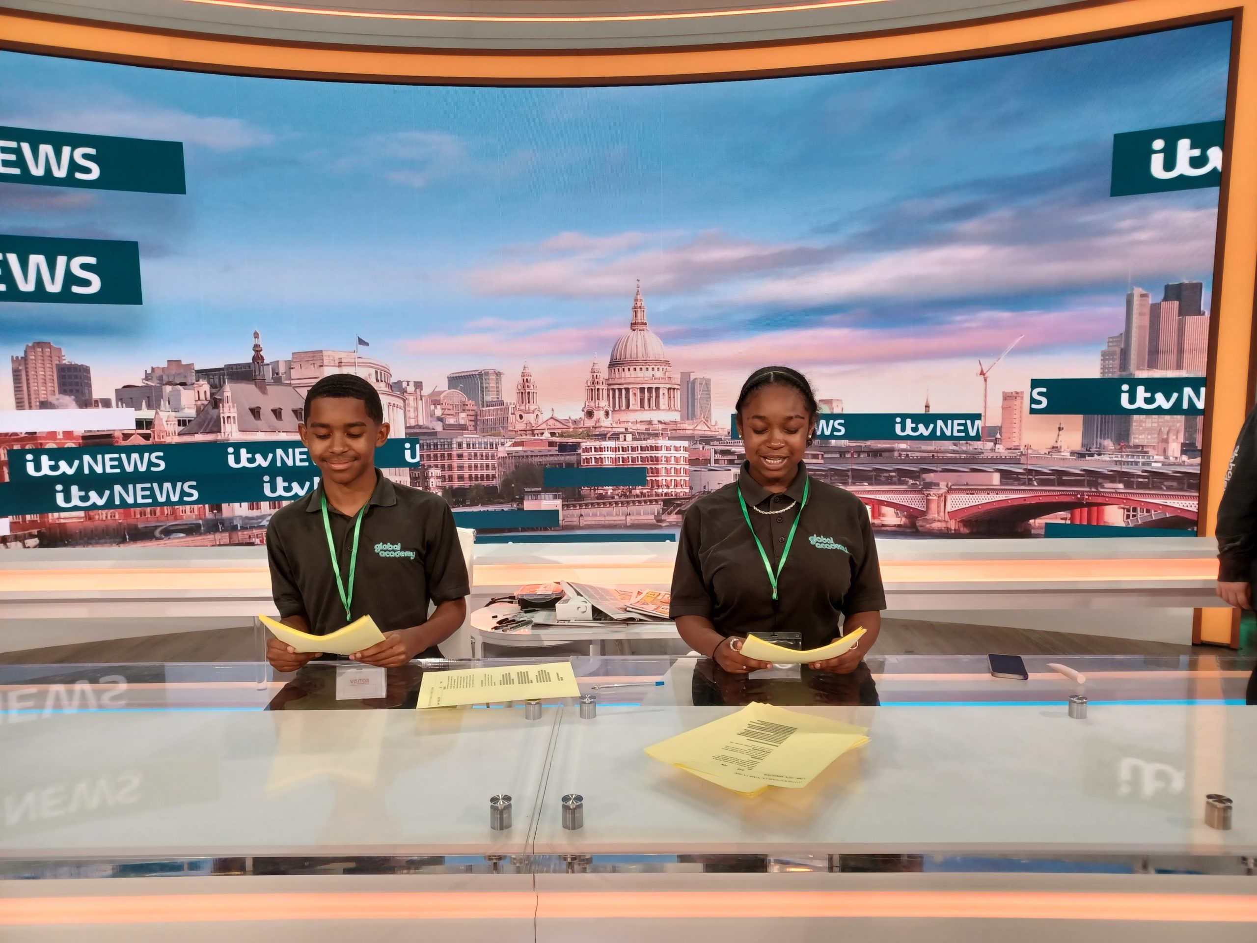 Year 10 Impress ITV Bosses With New TV Show Idea Global Academy