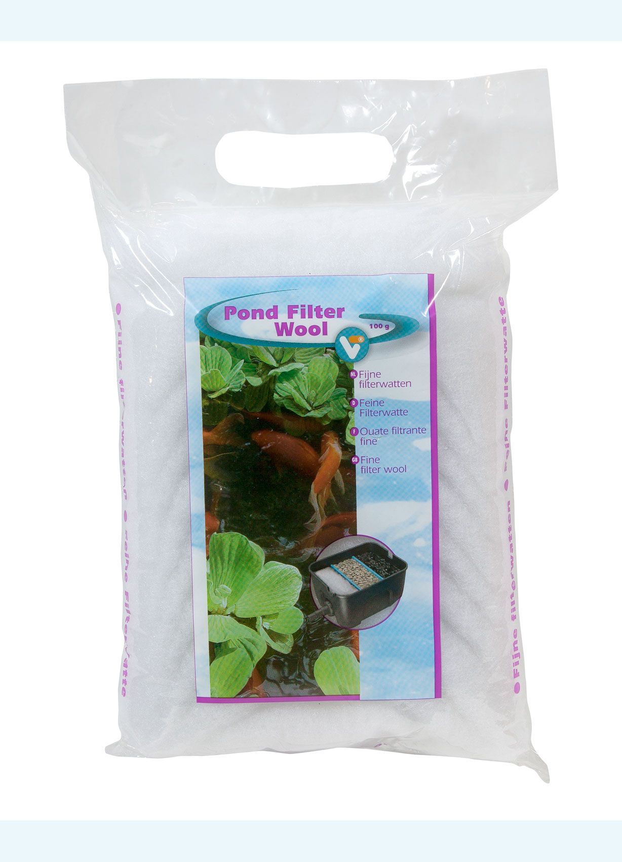 Fine Filter Wool 100gr. Global Aquatic