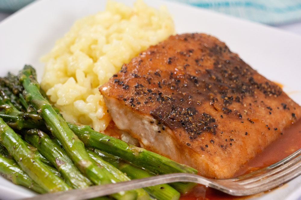 Salmon with Spiced Beurre Blanc Global Bakes