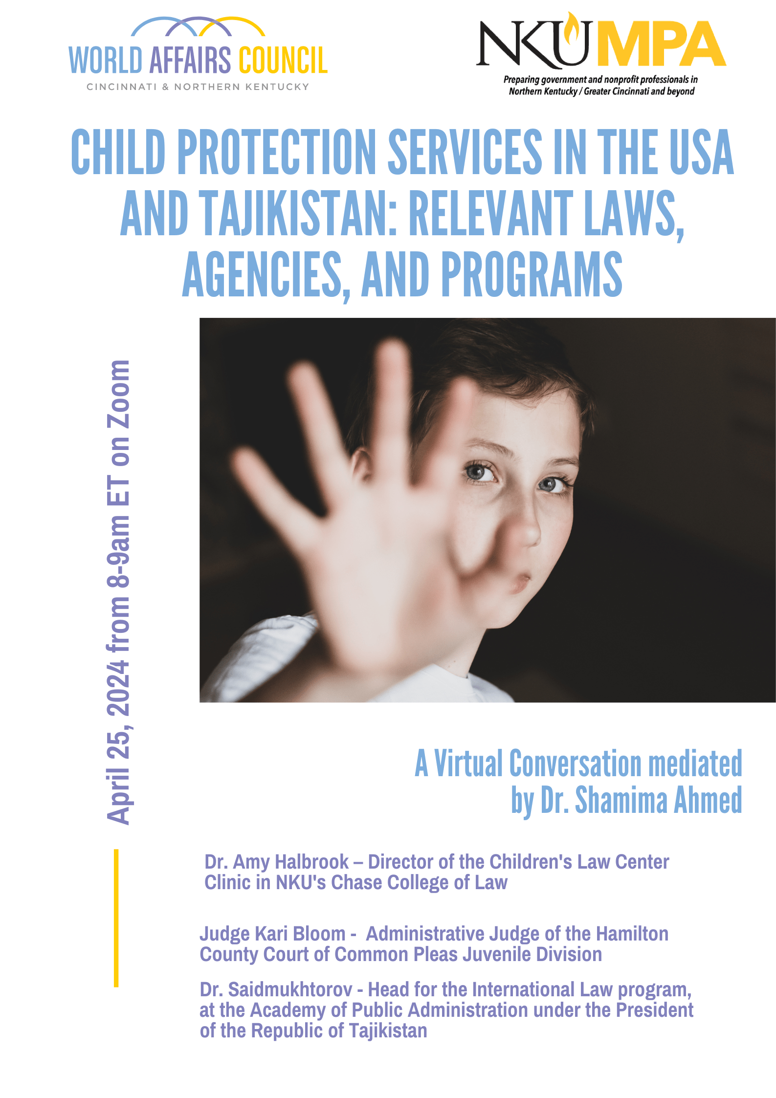 Virtual Panel Event: Child Protective Services in the US and