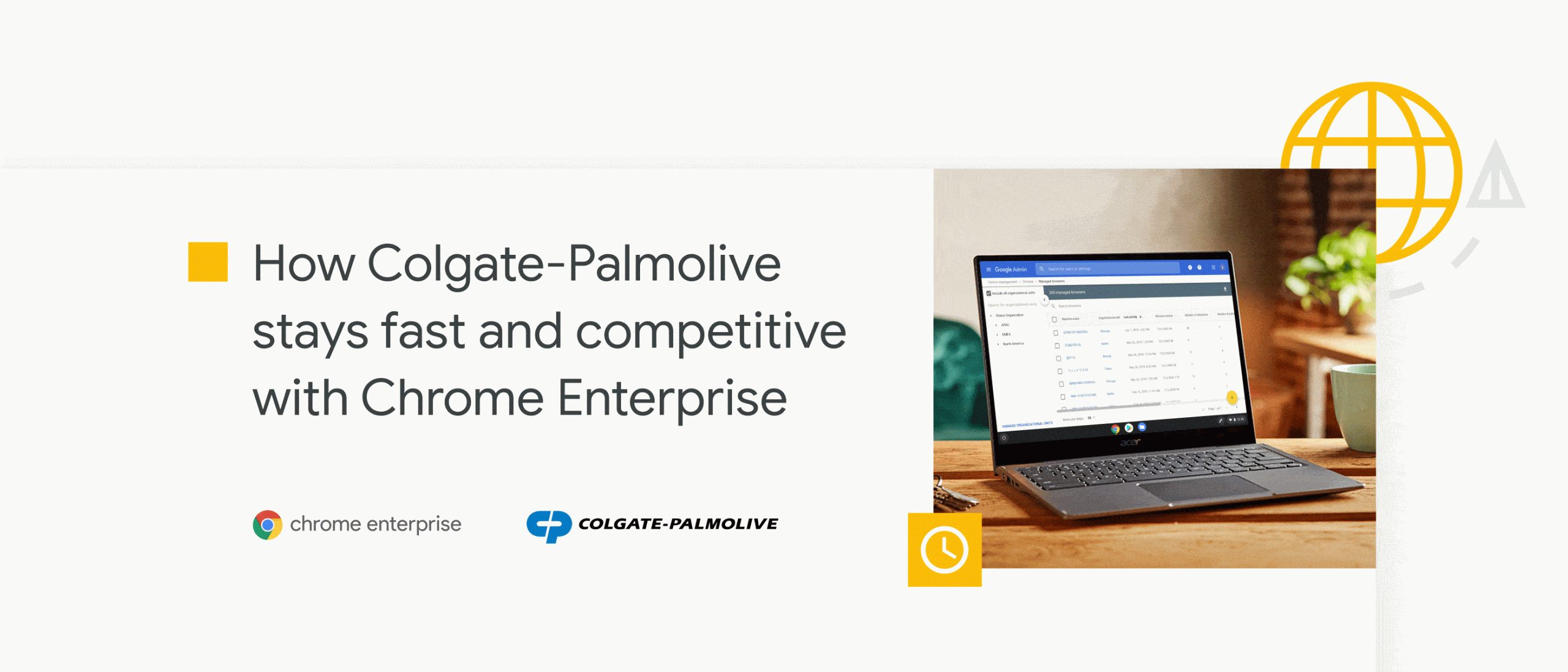 ColgatePalmolive Moves To The Cloud With Chrome Enterprise And Google