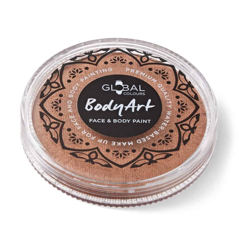 Global Colours Metallic Bronze Face & BodyArt Cake Paint