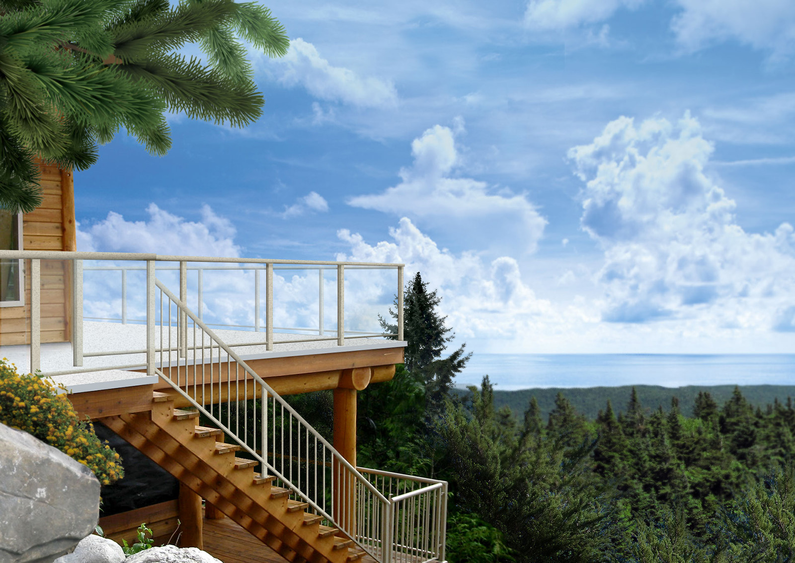 Global Decking Systems DECKING Vinyl Sundecks, Roofs & Railings