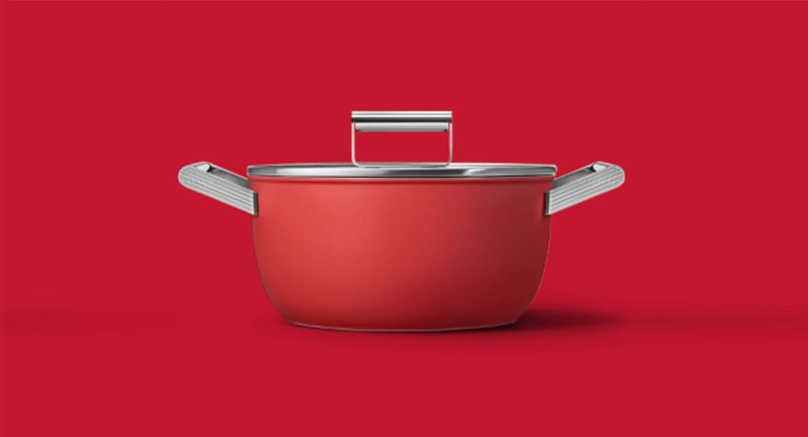 Smeg premiers its designs for new cookware by deepdesign’s Raffaella