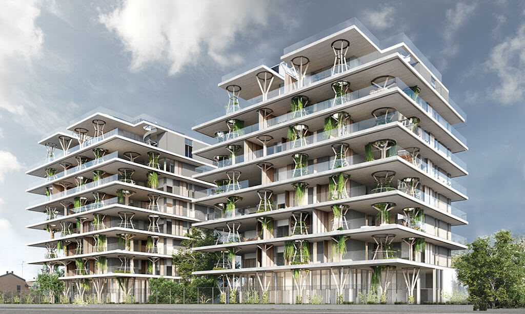 Michelangeli Design’s latest housing complex in Milan is a