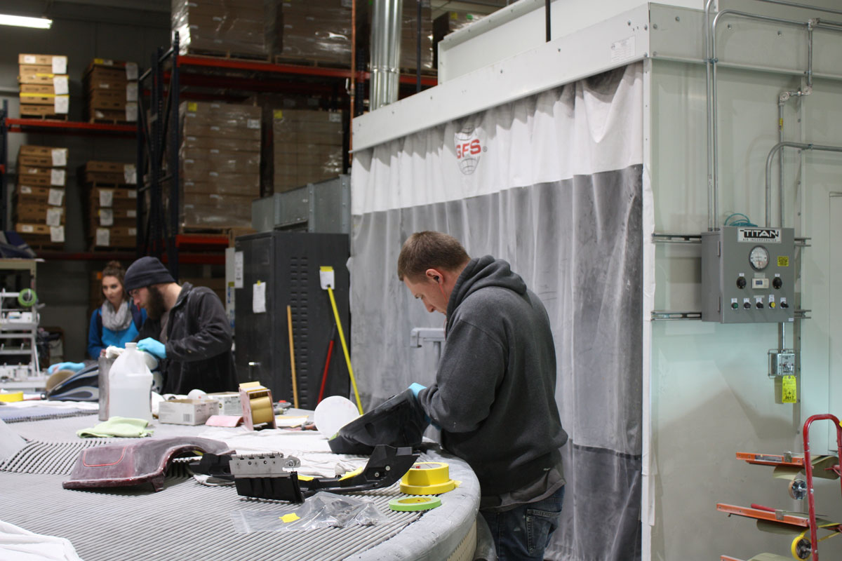 Problem Solved — Custom Paint Booths Designed for Custom Motorcycle