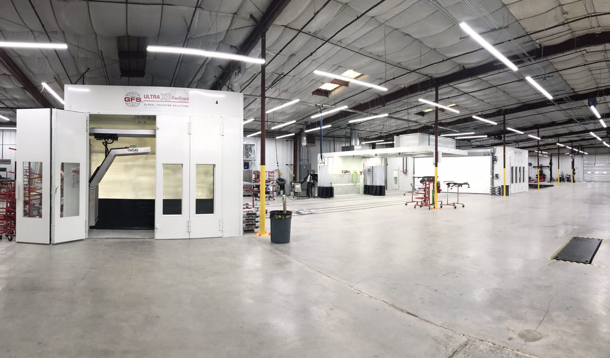 Ultra XR Paint Booth REVO Infrared Curing Systems GFS Paint Booths