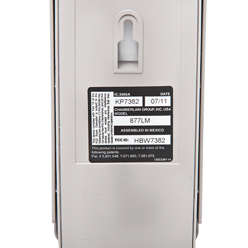 Liftmaster 877LM Security+ 2.0 Wireless Keypad Garage