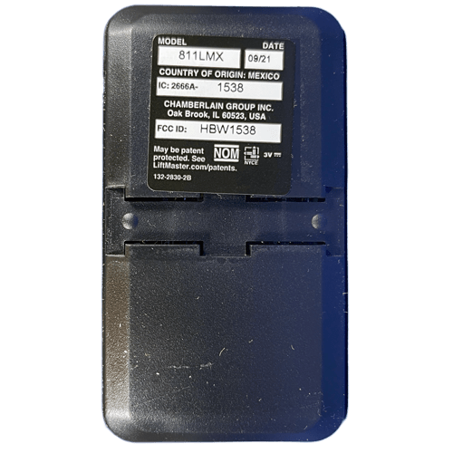 811LMX Liftmaster 1 Button 12 Switch Gate/Garage Remote | Global Gate
