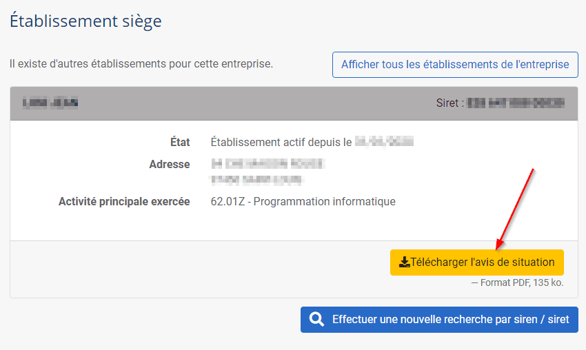 Obtention de l'avis de situation SIRENE tout savoir sur ce précieux