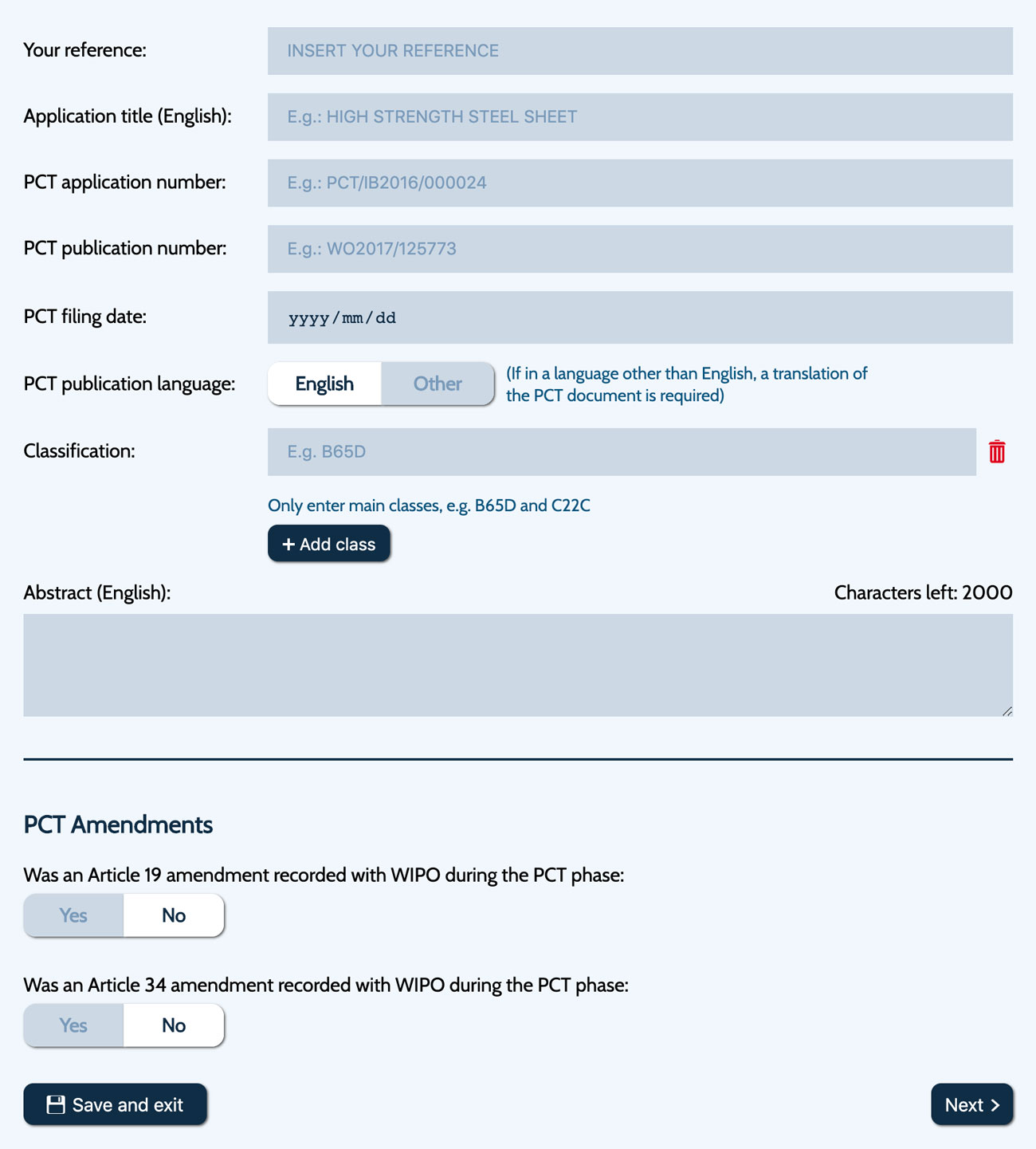 How to South African patent