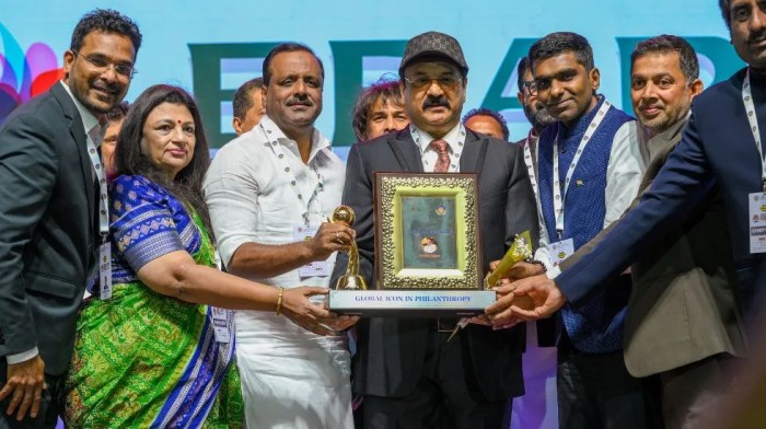 Dr.Ronald Colaco conferred 'Global Icon of Philanthropy' award at ...