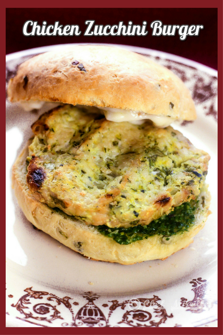 Chicken Burger with Zucchini Global Kitchen Travels