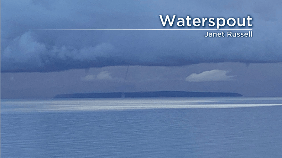 Rare tornadoes spotted over water in the Strait of for second