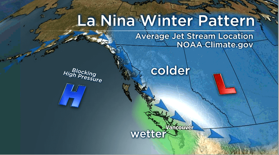 B.C. winter outlook Does a La Niña climate pattern mean lots of snow