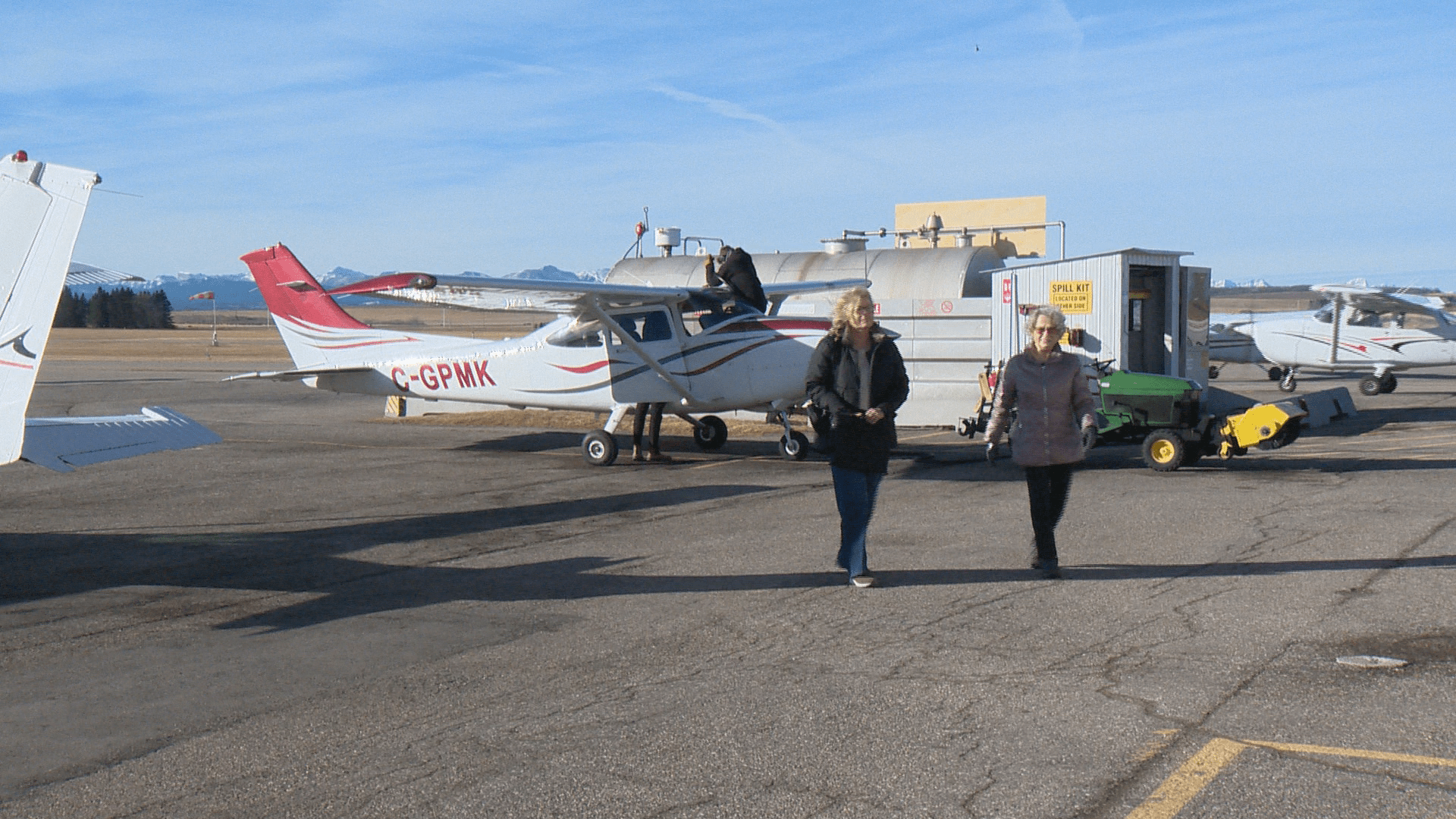 O ‘desejo de vida’ do idoso de Calgary tornou-se realidade pelo aeroclube local