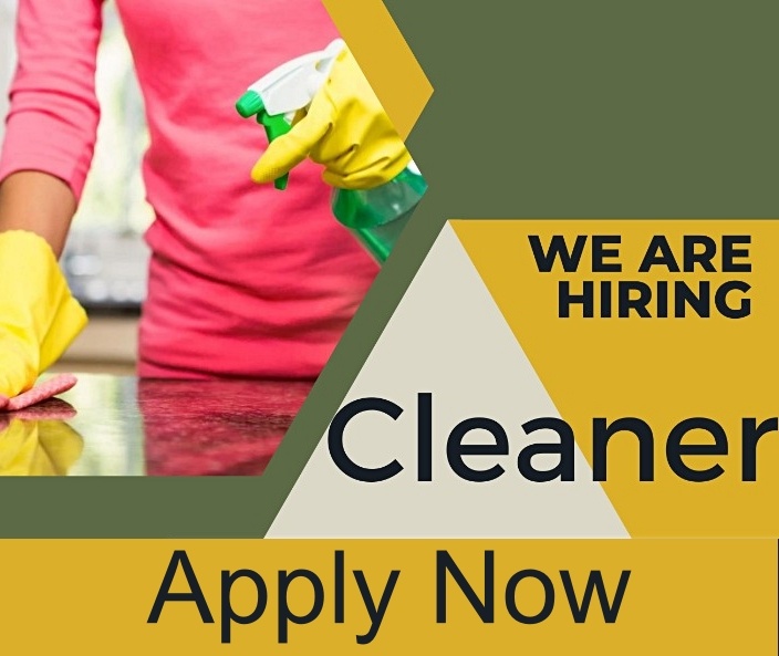 We are hiring a cleaner Global Plus Ghana Limited