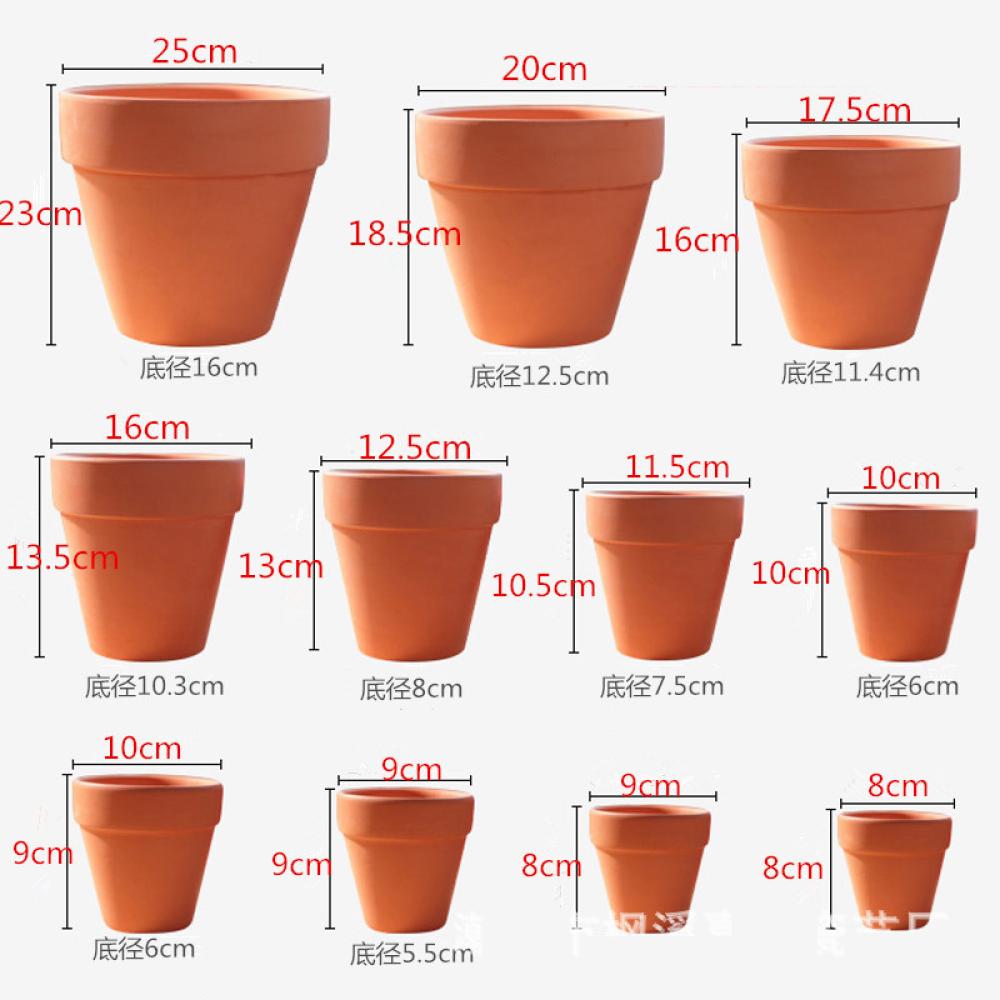 Garden Stackable Terracotta Seed Planters Pots For Plant Dongsheng