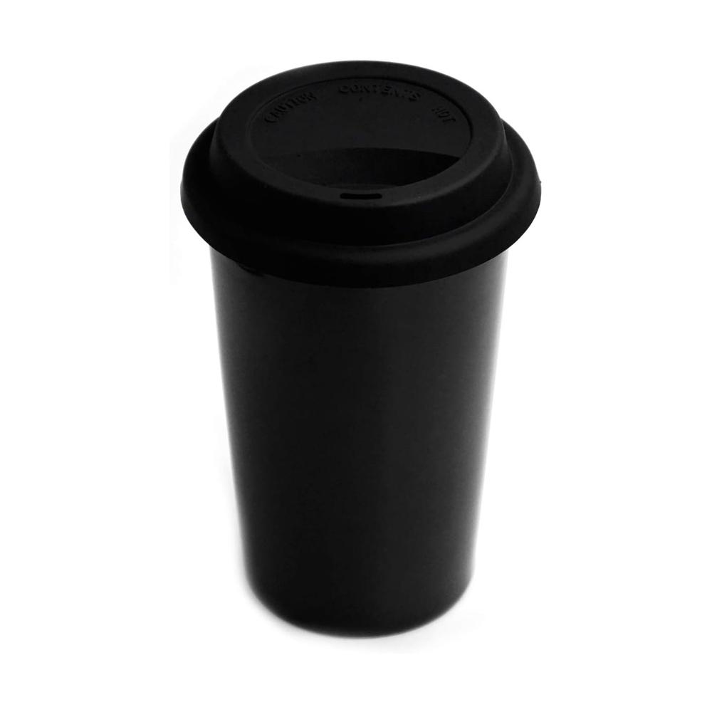 Custom Ceramic Travel Coffee Tumbler Cups Mug With Lid Dongsheng