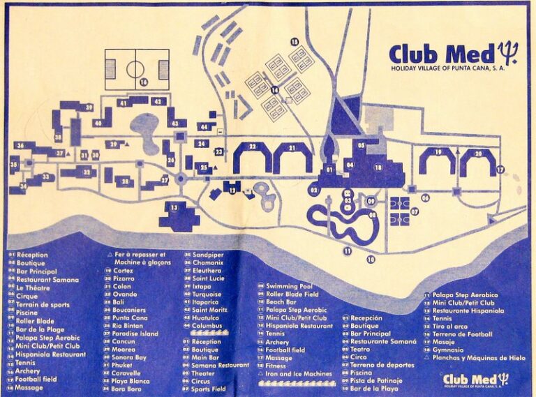 Map Of Club Med Punta Cana